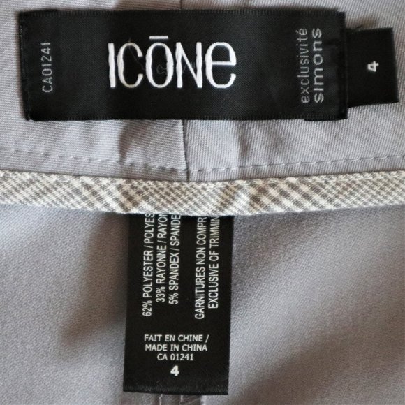 Light Gray Suit Pants Trousers - Picture 6 of 7